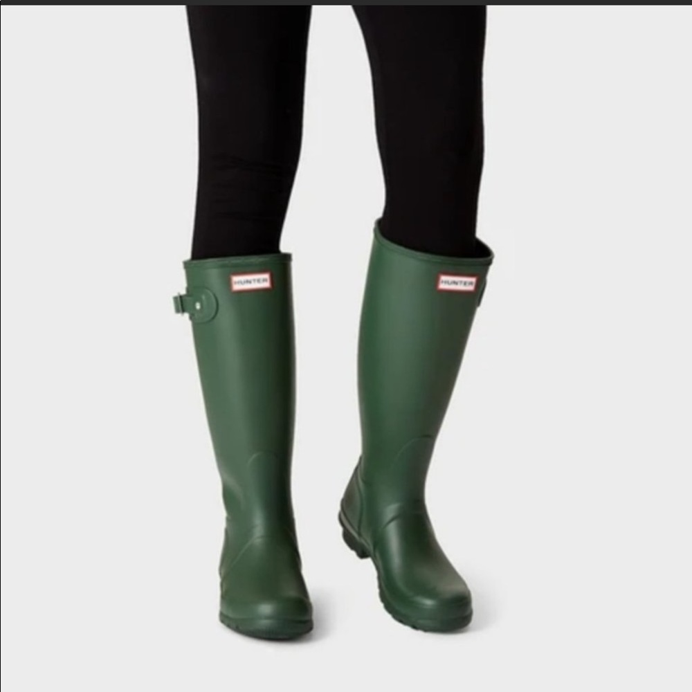 Original Hunter Green Rain Boots